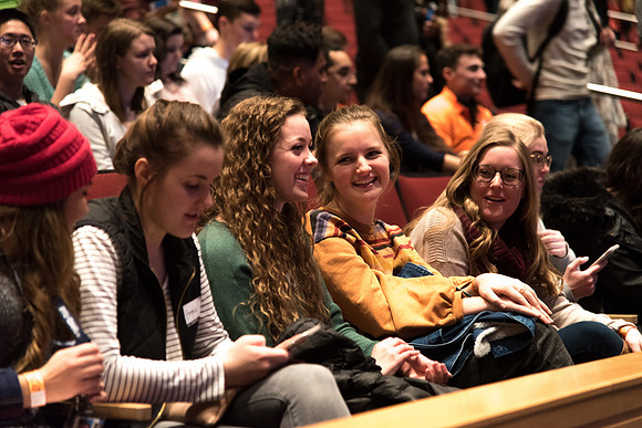 The offical welcome to new students and parents from President and Sister Eyring.