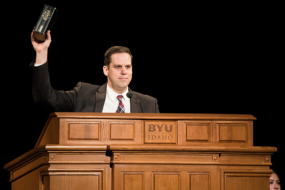 BYU-Idaho Devotional. Everyone showing that is ready to learn. Jan 2018