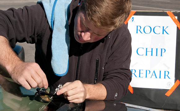 Windshield Warriors Rock Chip Repair was ran by IBC students David Leighton and Chad Fenton.