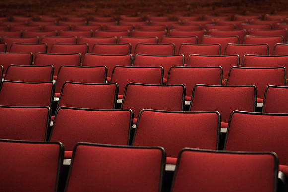 The seats are left empty at the end of Devotional.