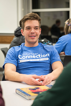 Students attend the Russian Lab to practice the Russian language. 2018
