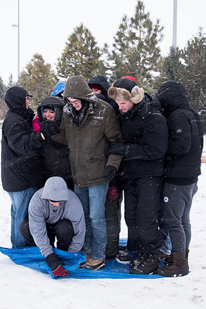 Business major students participate in the Company Challenge Activities