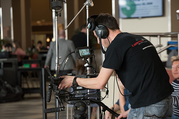 BYU-Idaho Students talking about their experience in BYU-Idaho while being filmed for the Ready Campaign. BYU-Idaho video production crew. Jan 2018