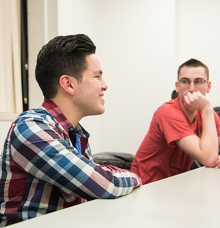 BYU-Idaho Spanish Conversation Lab Volunteers and Students practicing. Jan 2018