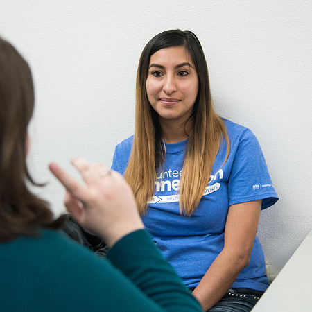 BYU-Idaho Spanish Conversation Lab Volunteers and Students practicing. Jan 2018