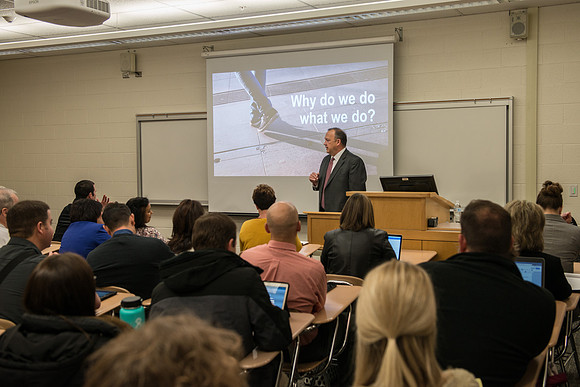BYU-Idaho All Employee Conference theme: "Reaching the One: Loving, Serving, and Teaching one Another".