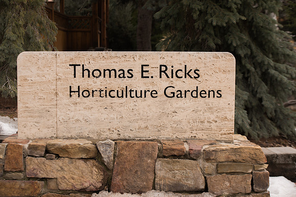 BYU-Idaho Thomas E. Ricks Horticulture Gardens. Feb 2018
