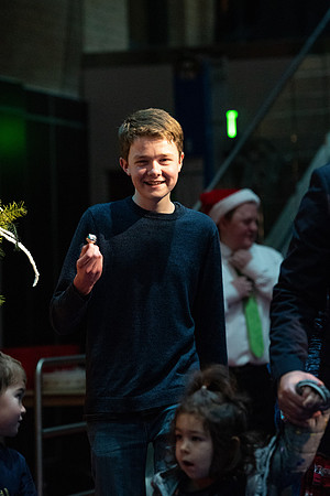 Sound Alliance and Vocal Union perform Swinging Christmas in the Hart Gym.