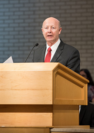 Brother Richard E. Turley, Jr speaks at the University Forum about Joseph Smith, Teenage Prophet