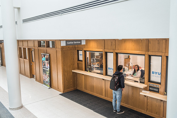 The view of the east side of the first floor in the Kimball Building, after the recent remodel.