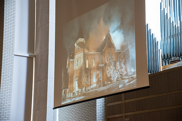 BYU-Idaho University Forum "From Tabernacle to Temple" guest speaker former BYU Professor of Construction Management, Jay Newitt. Feb 2018