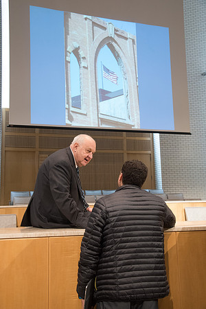 BYU-Idaho University Forum "From Tabernacle to Temple" guest speaker former BYU Professor of Construction Management, Jay Newitt. Feb 2018
