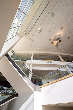 Interior of the BYUI Center.
