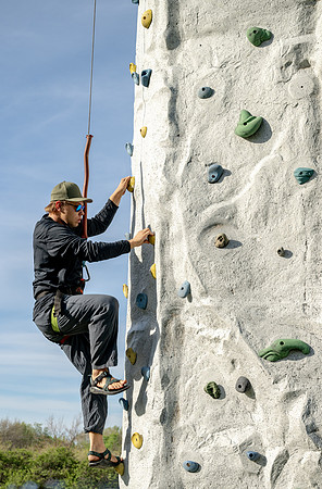 Beaver Dick Park Rock Wall Set Up - May 2025