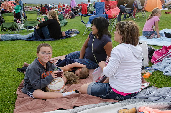 Celebrate America, an Independence Day Celebration at the Huntsman Springs Golf Course in Driggs, Idaho. It was free fun for everyone, bounce toys for kids and a concert featuring two of the original