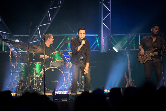 David Archuleta performs a sold out show to a very excited crowd at BYU-Idaho.