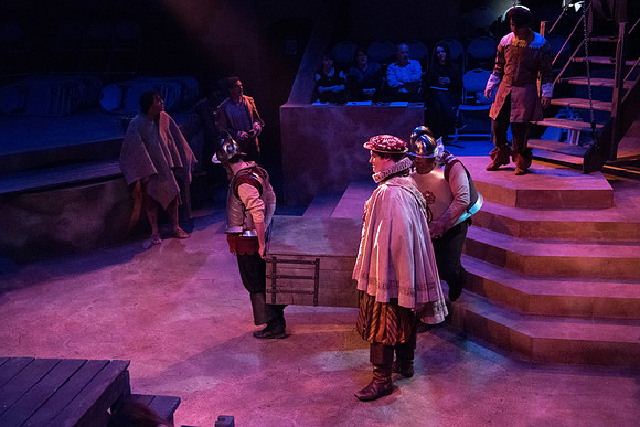 Theatre production: Man of LaMancha dress rehearsal.
