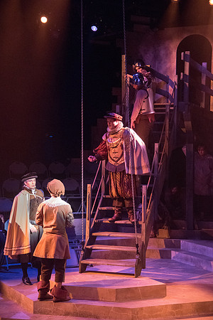 Theatre production: Man of LaMancha dress rehearsal.