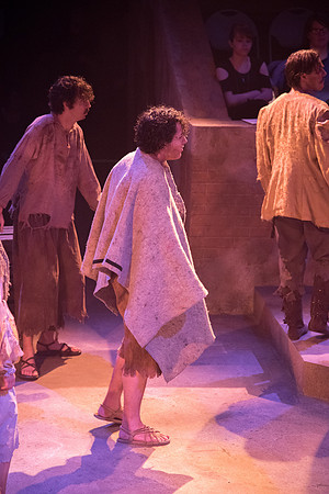 Theatre production: Man of LaMancha dress rehearsal.