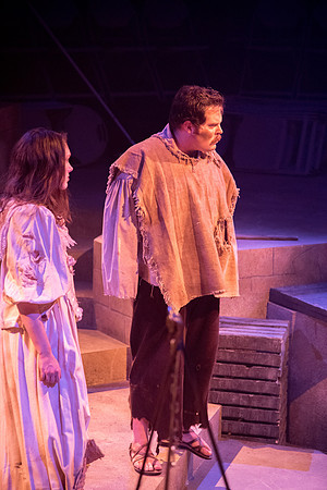Theatre production: Man of LaMancha dress rehearsal.