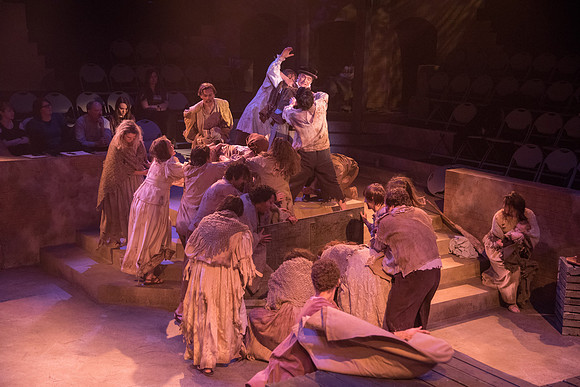 Theatre production: Man of LaMancha dress rehearsal.
