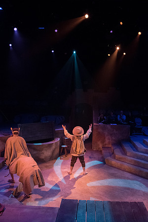 Theatre production: Man of LaMancha dress rehearsal.