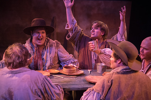 Theatre production: Man of LaMancha dress rehearsal.