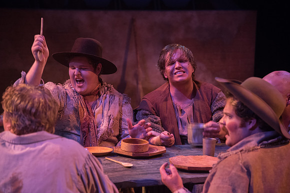 Theatre production: Man of LaMancha dress rehearsal.