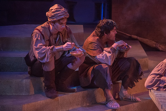 Theatre production: Man of LaMancha dress rehearsal.