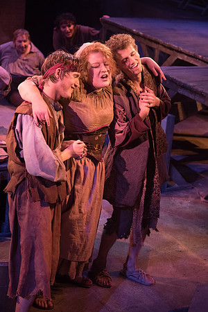 Theatre production: Man of LaMancha dress rehearsal.