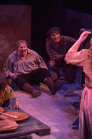Theatre production: Man of LaMancha dress rehearsal.