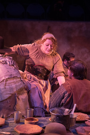 Theatre production: Man of LaMancha dress rehearsal.