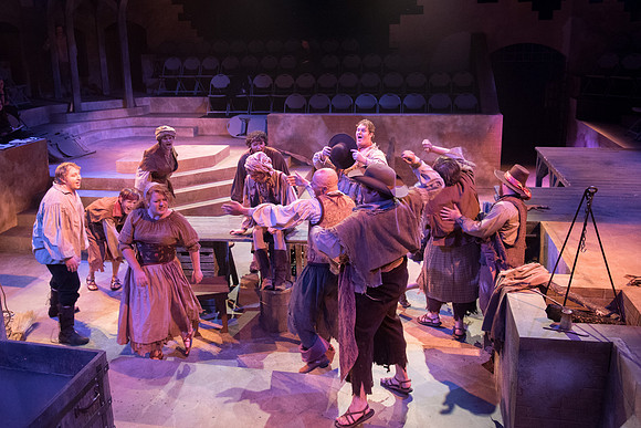 Theatre production: Man of LaMancha dress rehearsal.