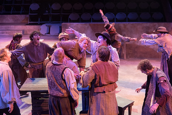Theatre production: Man of LaMancha dress rehearsal.