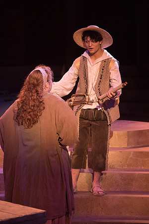 Theatre production: Man of LaMancha dress rehearsal.