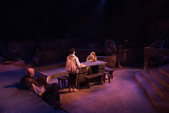 Theatre production: Man of LaMancha dress rehearsal.