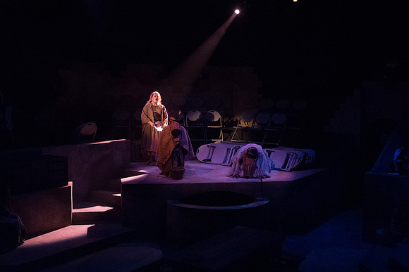Theatre production: Man of LaMancha dress rehearsal.
