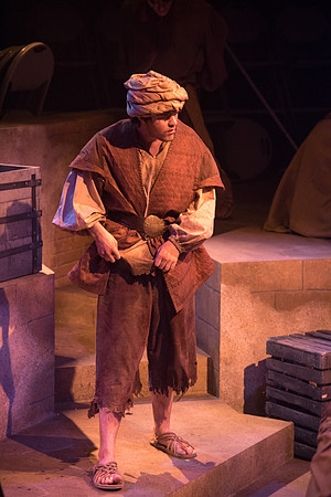 Theatre production: Man of LaMancha dress rehearsal.