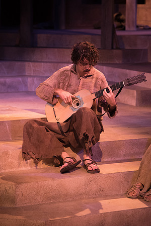 Theatre production: Man of LaMancha dress rehearsal.