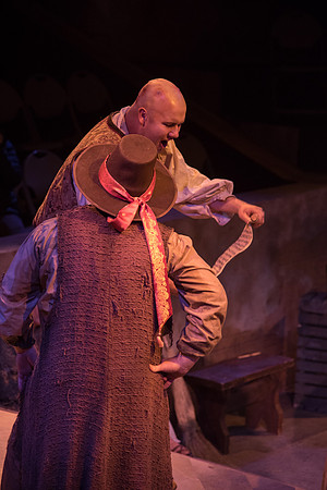 Theatre production: Man of LaMancha dress rehearsal.