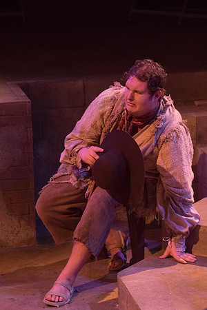 Theatre production: Man of LaMancha dress rehearsal.