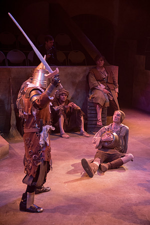 Theatre production: Man of LaMancha dress rehearsal.