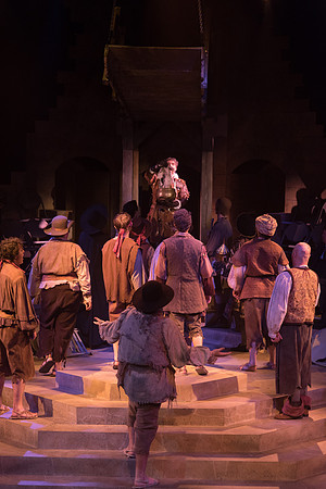 Theatre production: Man of LaMancha dress rehearsal.