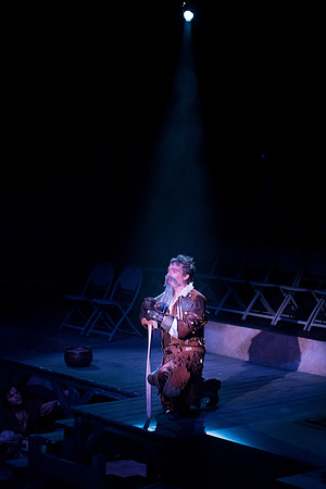 Theatre production: Man of LaMancha dress rehearsal.