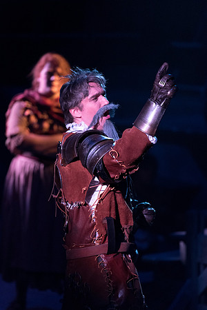 Theatre production: Man of LaMancha dress rehearsal.
