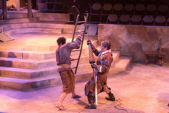 Theatre production: Man of LaMancha dress rehearsal.