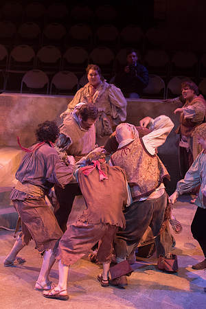 Theatre production: Man of LaMancha dress rehearsal.