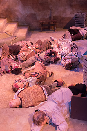 Theatre production: Man of LaMancha dress rehearsal.