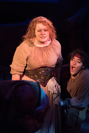 Theatre production: Man of LaMancha dress rehearsal.