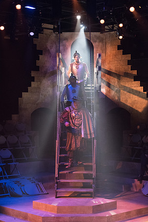 Theatre production: Man of LaMancha dress rehearsal.